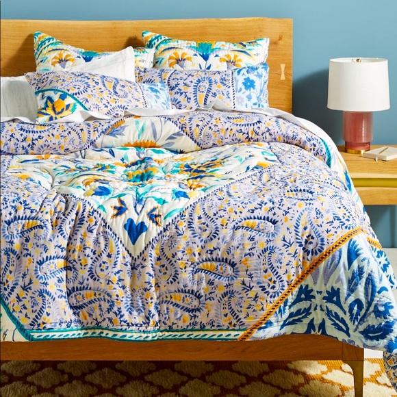 Anthropologie Other - Anthropologie Elspeth King Quilt Set